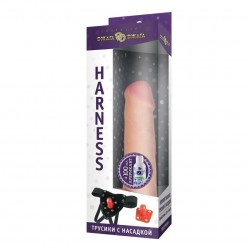 Комплект HARNESS трусики с насадкой Harness из киберкожи №52 Комплект HARNESS трусики с насадкой Harness из киберкожи №52