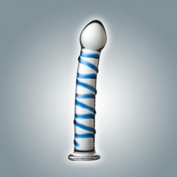 Нереалистичный фаллоимитатор из стекла 0079 BX DD  Нереалистичный фаллоимитатор из стекла 0079 BX DD