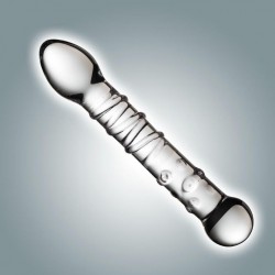 Нереалистичный фаллоимитатор из стекла 0087 BX DD  Нереалистичный фаллоимитатор из стекла 0087 BX DD