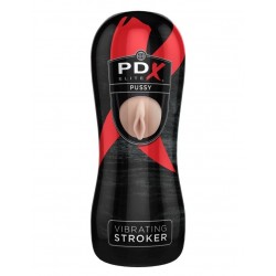 Мастурбатор-вагина в тубе с вибрацией PDX ELITE Vibrating Pussy Stroker Мастурбатор-вагина в тубе с вибрацией PDX ELITE Vibrating Pussy Stroker