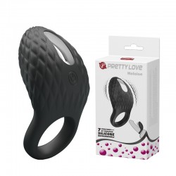 Эрекционное виброкольцо с рельефным дизайном PrettyLove Heloise Эрекционное виброкольцо с рельефным дизайном PrettyLove Heloise