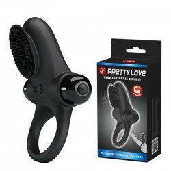 Эрекционное виброкольцо в клиторальной щеточкой Vibrant Penis Ring II Эрекционное виброкольцо в клиторальной щеточкой Vibrant Penis Ring II