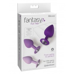 Набор анальных пробок со стразами Fantasy For Her Her Little Gems Trainer Set Набор анальных пробок со стразами Fantasy For Her Her Little Gems Trainer Set