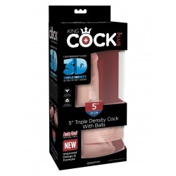 King Cock Plus Фаллоимитатор-реалистик 5 с яичками King Cock Plus Фаллоимитатор-реалистик 5 с яичками