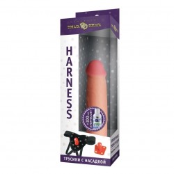 Комплект HARNESS трусики с насадкой из киберкожи №78 и лубрикант 100 мл Комплект HARNESS трусики с насадкой из киберкожи №78 и лубрикант 100 мл