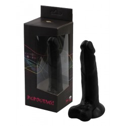 Фаллоимитатор на присоске №6, черный Фаллоимитатор на присоске №6, черный