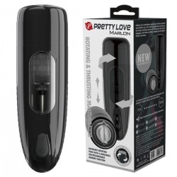 Мастурбатор-вагина с ротатором и поступательными движениями Marlon, с голосовым сопровождением Мастурбатор-вагина с ротатором и поступательными движениями Marlon, с голосовым сопровождением