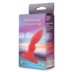 Анальный стимулятор №1. Красный Анальный стимулятор №1. Красный