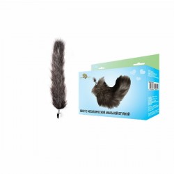 Анальная втулка металлическая с хвостом 10264362 Анальная втулка металлическая с хвостом 10264362