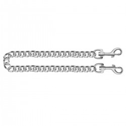Цепь с карабинами по обе стороны 400мм Цепь с карабинами по обе стороны 400мм