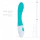 Зеленый вибратор для G-стимуляции Tate G-Spot Vibrator - 20 см.