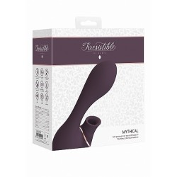 Фиолетовый вакуум-волновой массажер с двойной стимуляцией Irresistible Mythical Фиолетовый вакуум-волновой массажер с двойной стимуляцией Irresistible Mythical