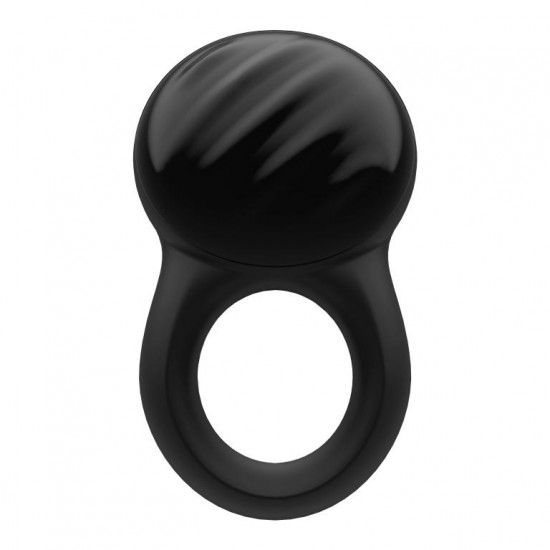 Эрекционное кольцо на пенис Satisfyer Signet, силикон, черный, 8 см.