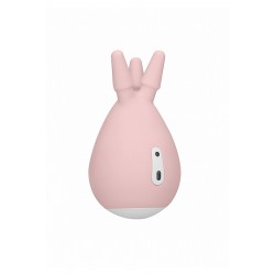 Розовый клиторальный стимулятор Luscious с тремя отростками Розовый клиторальный стимулятор Luscious с тремя отростками