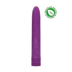 Фиолетовый эко-вибромассажер Natural Pleasure - 17,7 см. Фиолетовый эко-вибромассажер Natural Pleasure - 17,7 см.