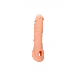 Телесная насадка с кольцом Penis Extender with Rings - 21 см. Телесная насадка с кольцом Penis Extender with Rings - 21 см.