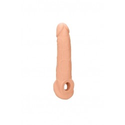 Телесная насадка с кольцом Penis Extender with Rings - 22 см. Телесная насадка с кольцом Penis Extender with Rings - 22 см.