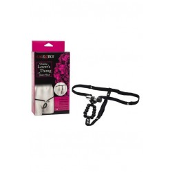 Трусики с шариками и минивибратором для клитора Vibrating Lover's Thong With Stroker Beads