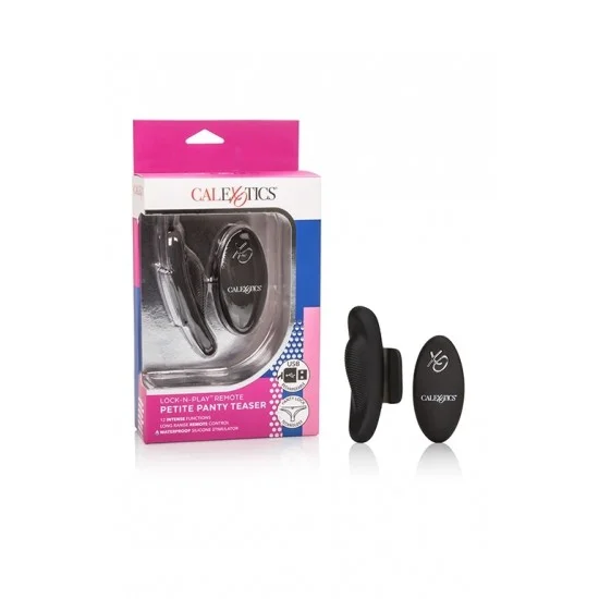 Чёрный вибростимулятор для ношения в трусиках Lock-N-Play Remote Petite Panty Teaser SE-0077-50-3 Чёрный вибростимулятор для ношения в трусиках Lock-N-Play Remote Petite Panty Teaser SE-0077-50-3