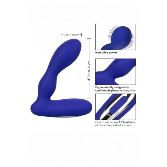 Синий анальный вибратор Eclipse Pleasure Probe - 13,25 см. SE-0436-10-3 Синий анальный вибратор Eclipse Pleasure Probe - 13,25 см. SE-0436-10-3