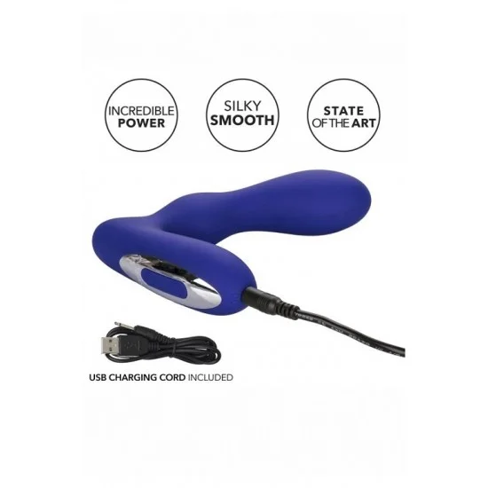 Синий анальный вибратор Eclipse Pleasure Probe - 13,25 см. SE-0436-10-3 Синий анальный вибратор Eclipse Pleasure Probe - 13,25 см. SE-0436-10-3