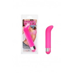 Розовый вибратор Silicone G для стимуляции G-точки - 12 см. Розовый вибратор Silicone G для стимуляции G-точки - 12 см.