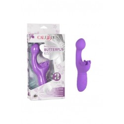 Фиолетовый вибратор-кролик Rechargeable Butterfly Kiss