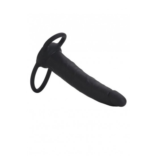 Насадка на пенис Silicone Love Rider Dual Penetrator для двойного проникновения - 14 см.