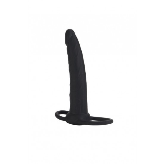 Насадка на пенис Silicone Love Rider Dual Penetrator для двойного проникновения - 14 см.