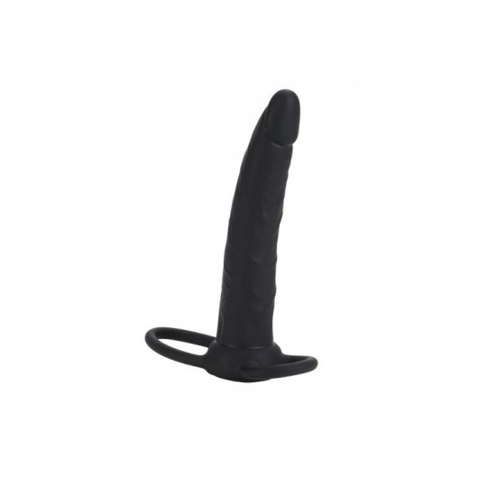 Насадка на пенис Silicone Love Rider Dual Penetrator для двойного проникновения - 14 см.