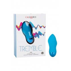Голубой мини-вибратор Tremble Kiss - 12 см. Голубой мини-вибратор Tremble Kiss - 12 см.