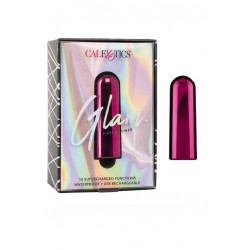 Ярко-розовая перезаряжаемая вибропуля Glam