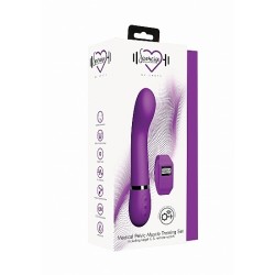Фиолетовый вибромассажер Kegel G - 20 см. Фиолетовый вибромассажер Kegel G - 20 см.
