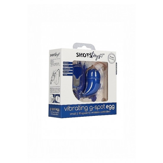 Синее виброяйцо Small Wireless Vibrating G-Spot Egg