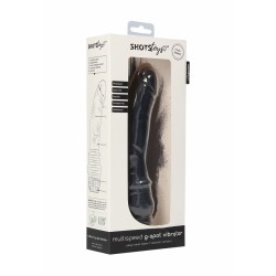 Черный вибромассажер Multispeed G-Spot Vibrator - 19 см. Черный вибромассажер Multispeed G-Spot Vibrator - 19 см.