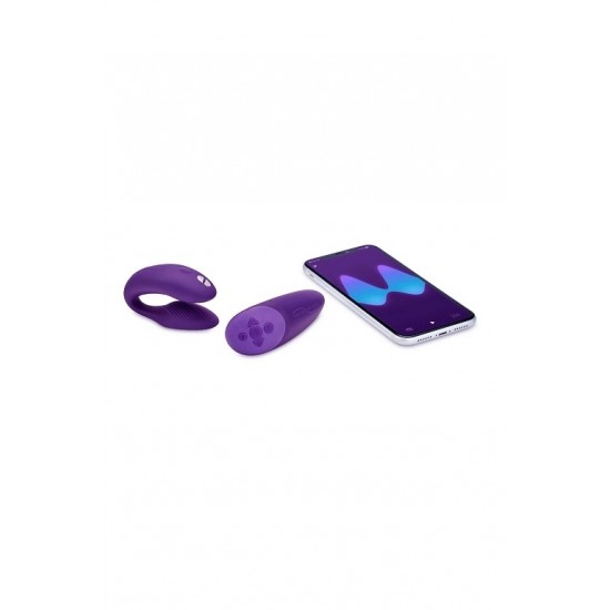 Фиолетовый вибратор для пар We-Vibe Chorus