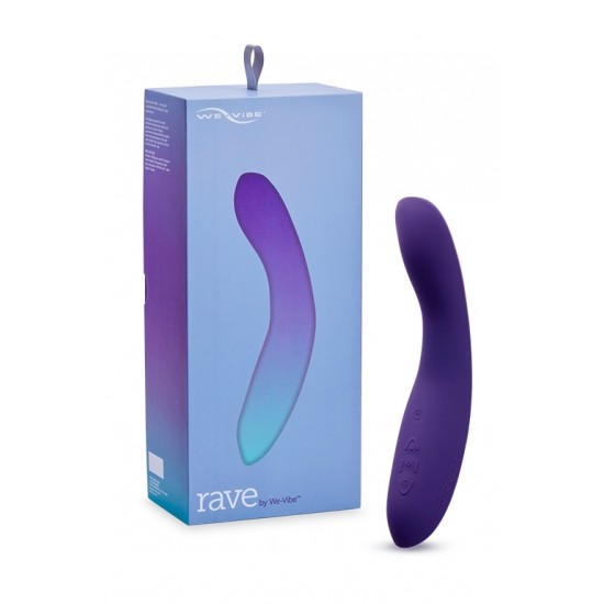 Фиолетовый вибромассажёр We Vibe Rave Purple - 19,3 см.