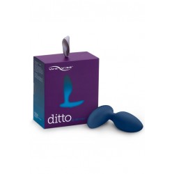Синяя анальная пробка для ношения Ditto с вибрацией и пультом ДУ - 8,8 см. Синяя анальная пробка для ношения Ditto с вибрацией и пультом ДУ - 8,8 см.