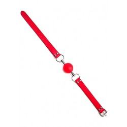 Кляп-шар на красных ремешках Solid Ball Gag Кляп-шар на красных ремешках Solid Ball Gag