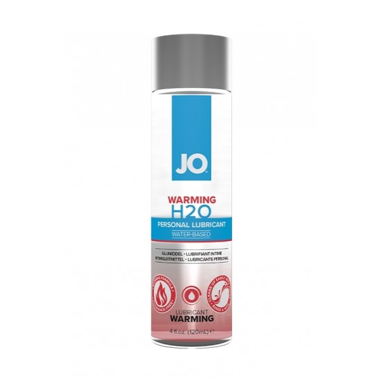 Возбуждающий лубрикант на водной основе JO Personal Lubricant H2O Warming - 120 мл.