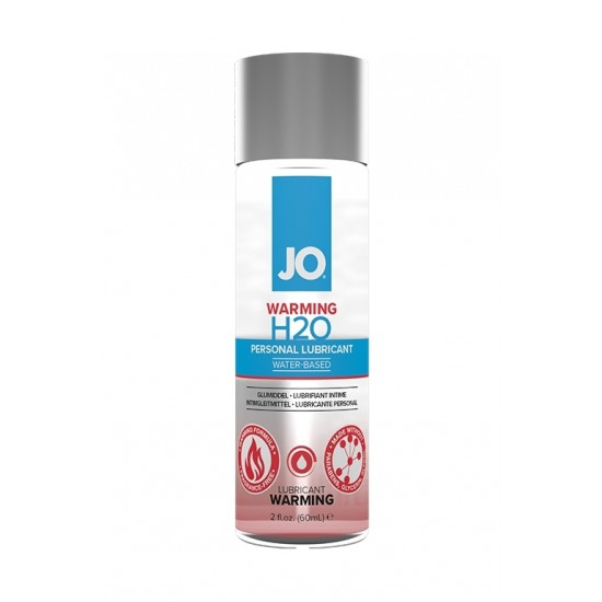 Возбуждающий лубрикант на водной основе JO Personal Lubricant H2O Warming - 60 мл.