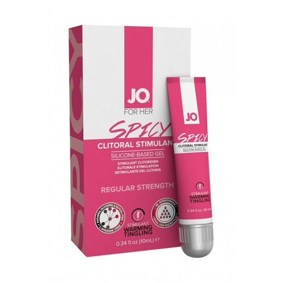 Возбуждающий гель для клитора сильного действия JO SPICY CLITORAL GEL - 10 мл.