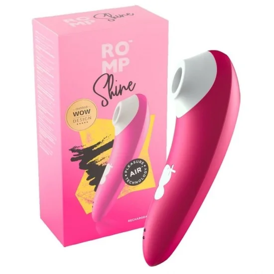 Розовый клиторальный стимулятор Romp Shine RPSTSG3 Розовый клиторальный стимулятор Romp Shine RPSTSG3