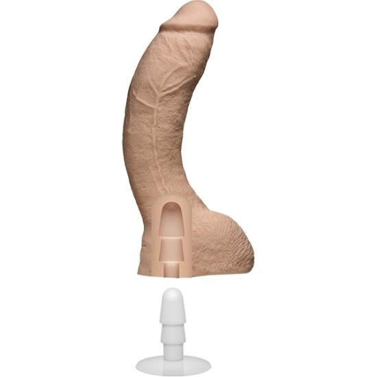 Фаллоимитатор реалистик Jeff Stryker с мошонкой на присоске Ultra Skin Jeff Stryker ULTRASKYN™ 10 Realistic Cock w/ Removable Vac-U-Lock™ Suction Cup