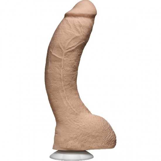 Фаллоимитатор реалистик Jeff Stryker с мошонкой на присоске Ultra Skin Jeff Stryker ULTRASKYN™ 10 Realistic Cock w/ Removable Vac-U-Lock™ Suction Cup