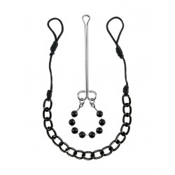 Лассо на соски соединенное цепочкой + зажим на половые губы Nipple & Clit Jewelry Лассо на соски соединенное цепочкой + зажим на половые губы Nipple & Clit Jewelry