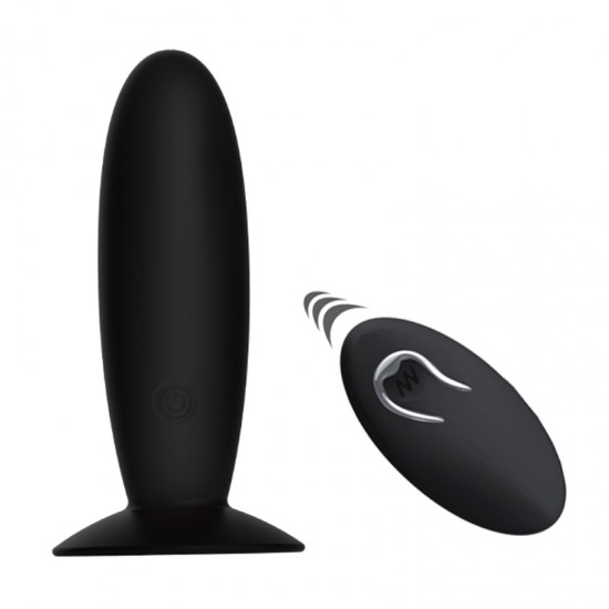 PrettyLove Remote Control Vibrating Plug Анальная пробка с вибрацией 12 ф-ций с пультом ДУ