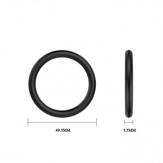 Baile Набор Эрекционных колец Cock & Ball rings Rubber Set BI-026013