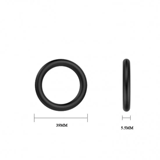 Baile Набор Эрекционных колец Cock & Ball rings Rubber Set BI-026013