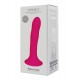 Дилдо на присоске с двойной плотностью Hitsens S04 Pink ADRIEN LASTIC DILDO DUAL DENSITY 